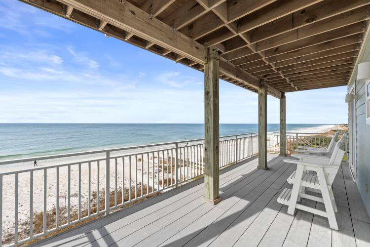 View of Beach from Deck