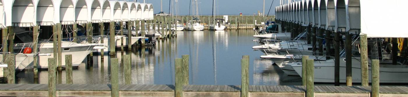 Boat slips on Cape San Blas